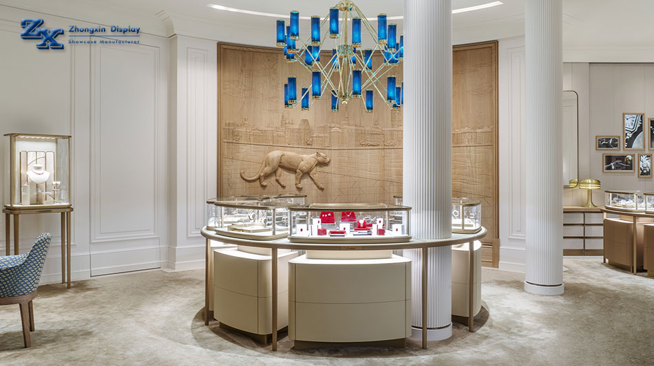 What are the types of jewelry display cabinets? What are their advantages?