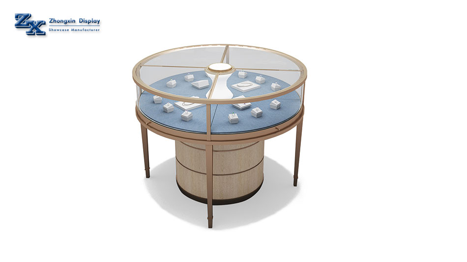 What are the types of jewelry display cabinets? What are their advantages?