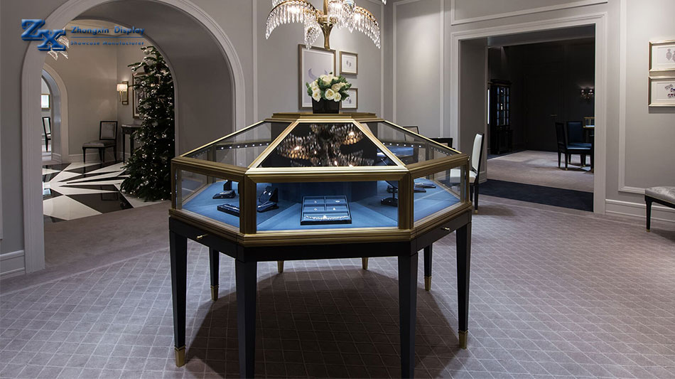 What are the types of jewelry display cabinets? What are their advantages?