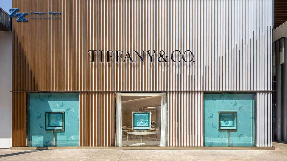The front design of a jewelry store is one of the important factors in enhancing the brand