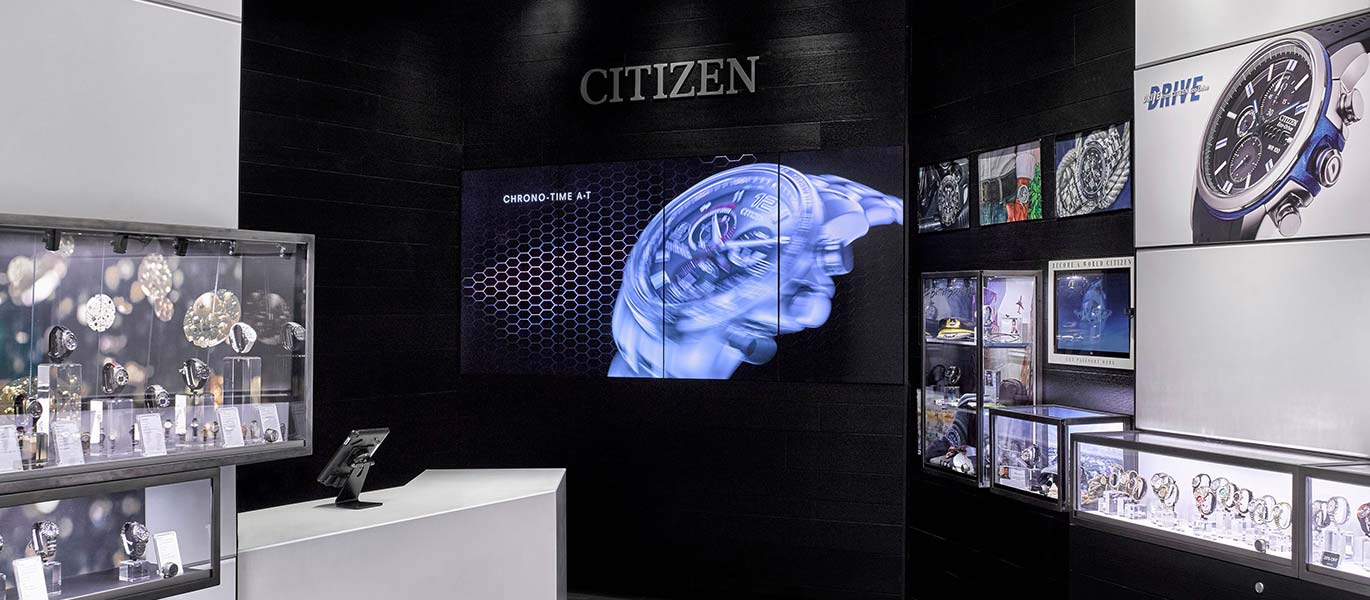 High-end watch flagship store showcase project in the United States