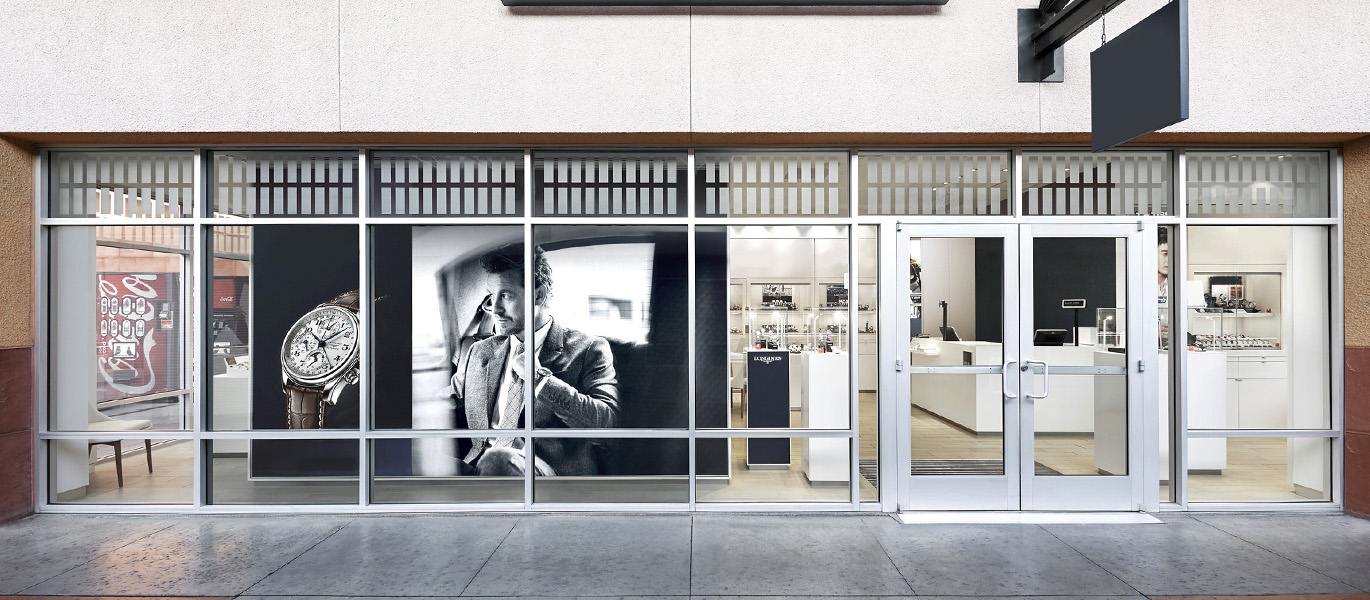 Luxury watch retail store showcase project in the UK