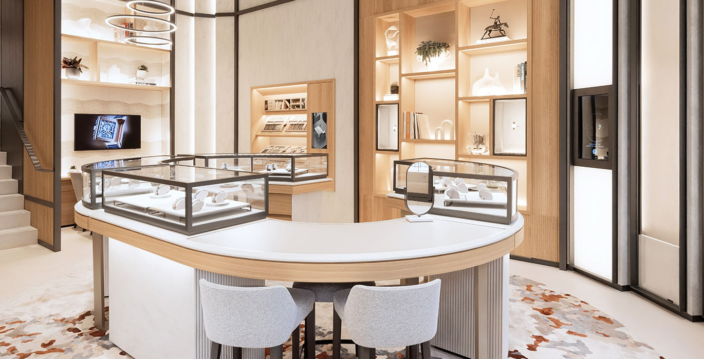 【USA】High-end watch chain store showcase project