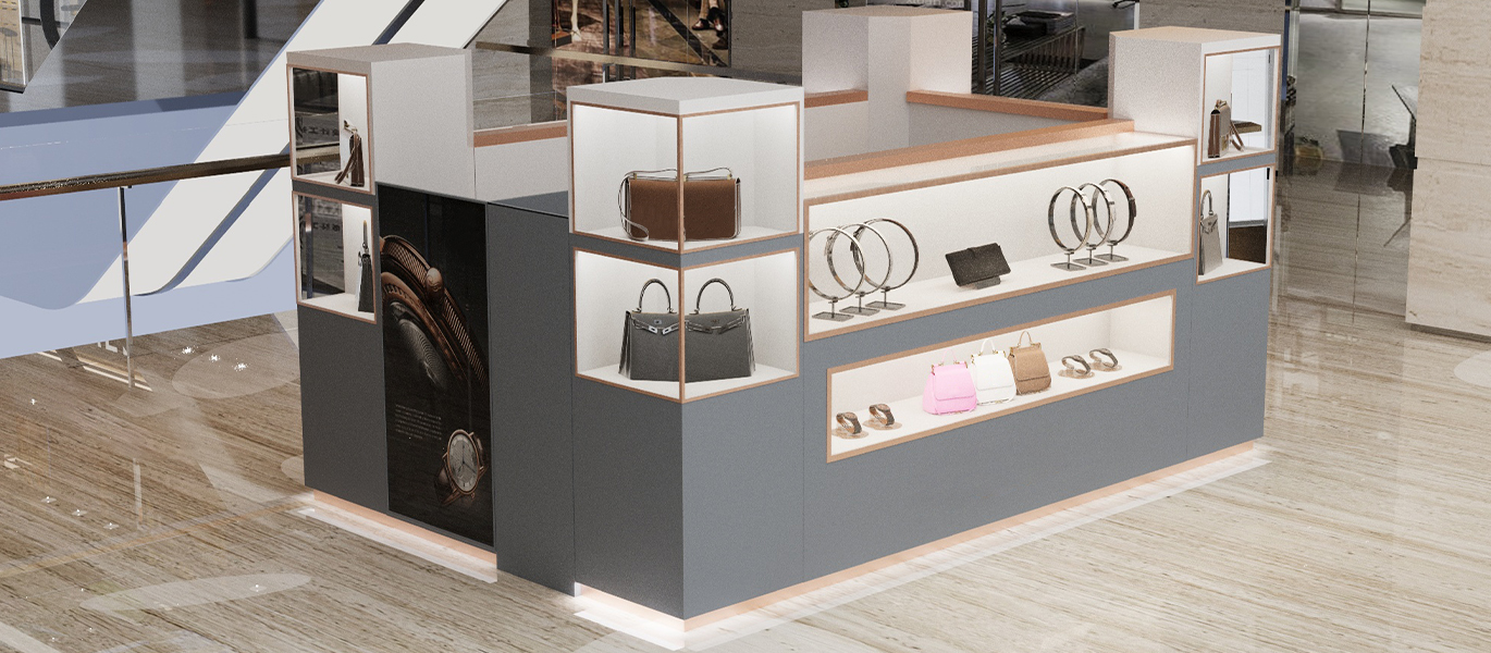 【Singapore】Luxury Retail Kiosk Showcase Design Customization Project