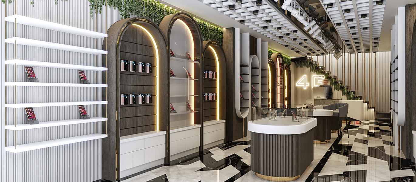 【Malaysia】Small high-end brand digital retail store showcase project