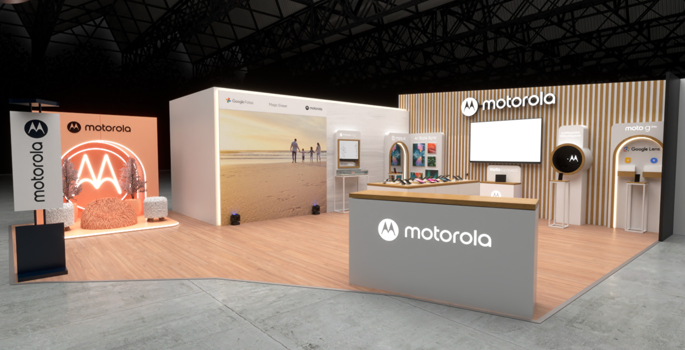 【USA】Branded mobile phone experience kiosk high-end design display equipment