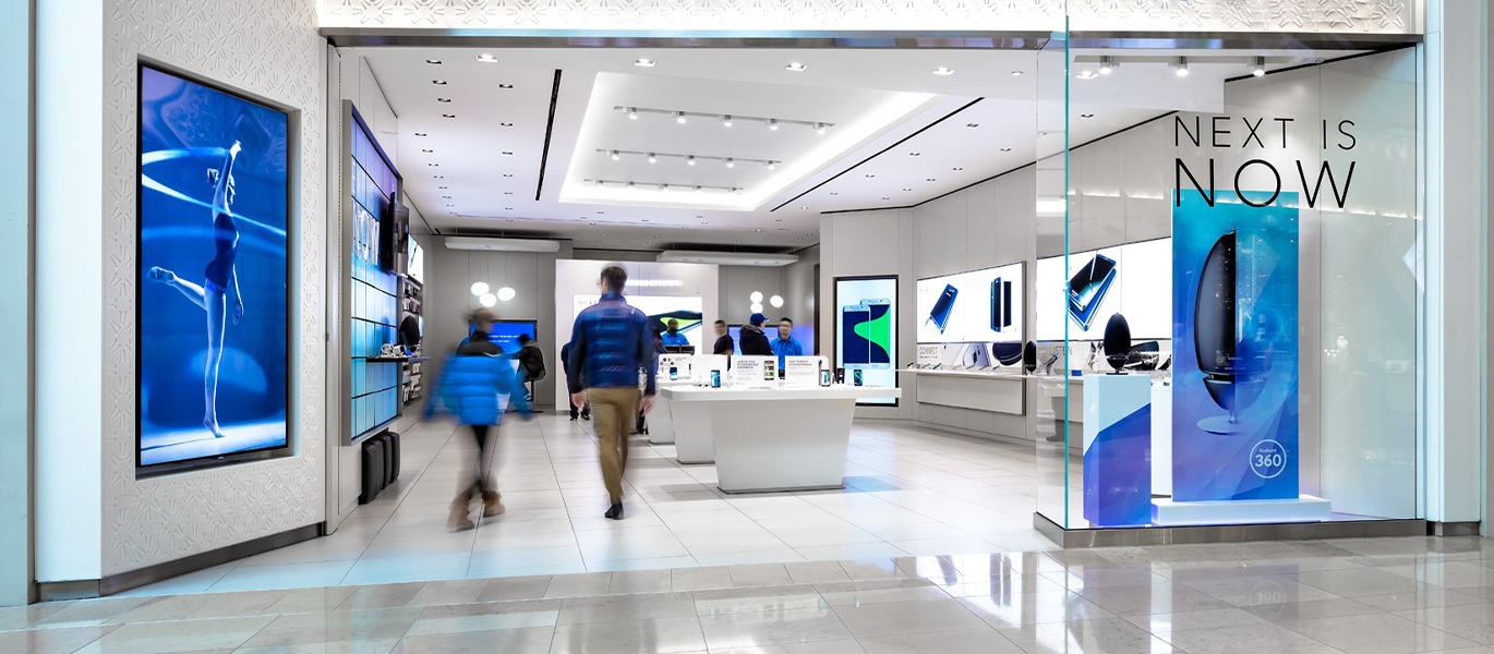 【Canada】Brand mobile phone store renovation and upgrade showcase project