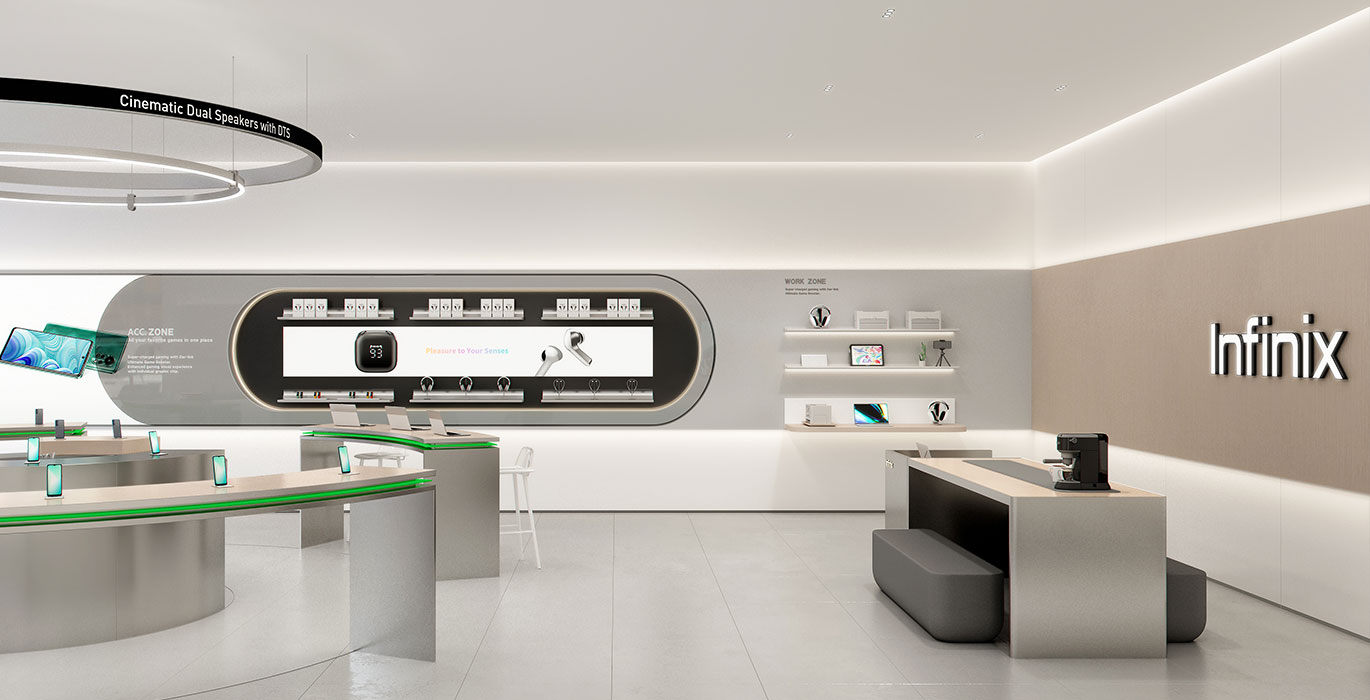 【South Africa】High-end design for mobile phone retail flagship store