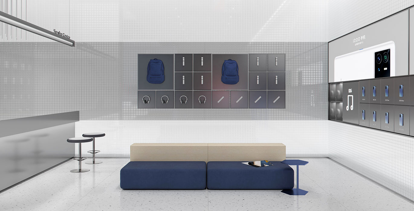 【China】Brand mobile phone flagship store new decoration design project