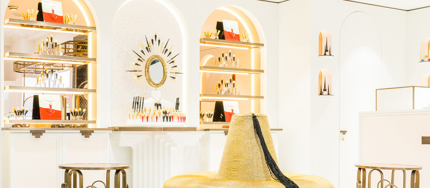 High-end cosmetics and beauty brand retail store interior design project