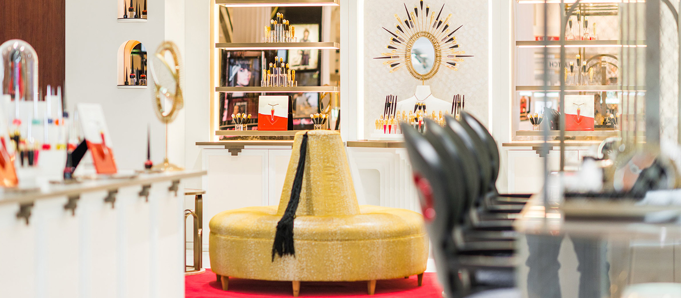 High-end cosmetics and beauty brand retail store interior design project