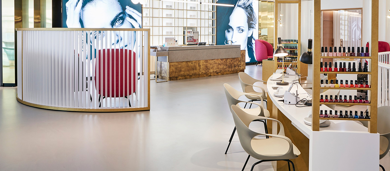 Luxury makeup cosmetics perfume integrated retail store showcase customization project
