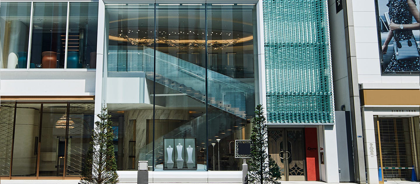 【USA】Fancy luxury jewelry store showcase customization project