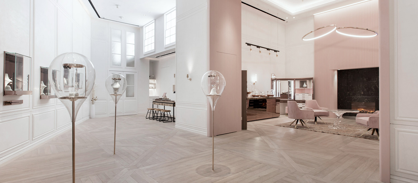 【Canada】Luxury jewelry retail club high-end showcase customization project
