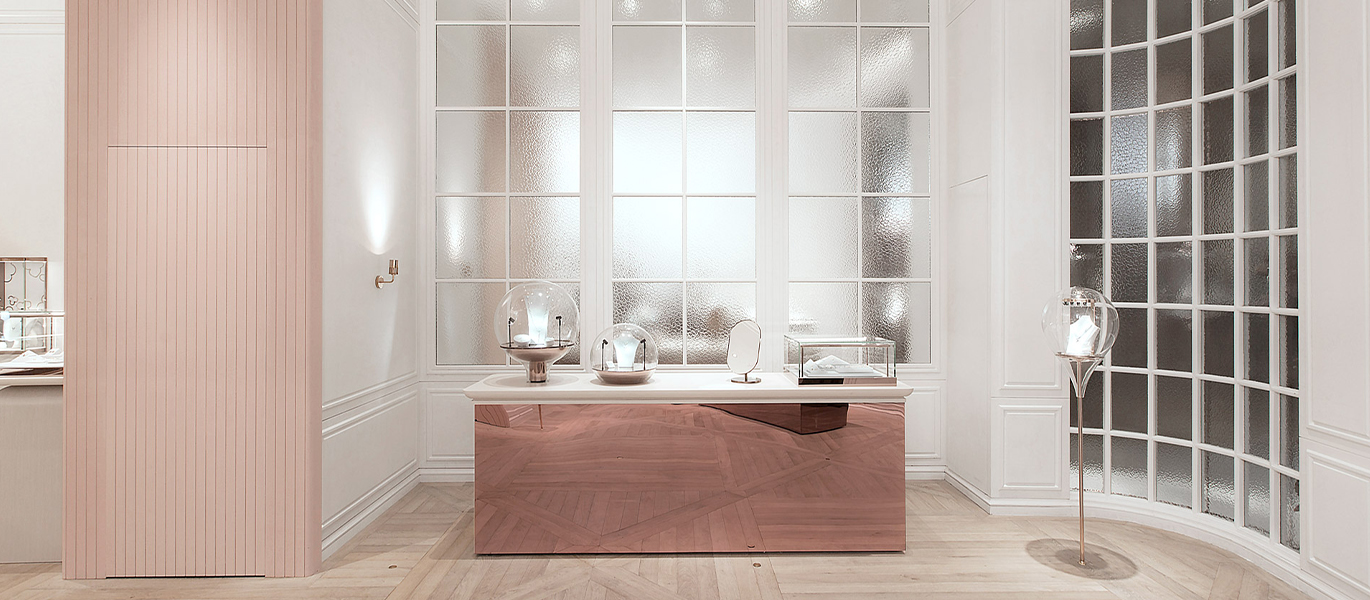 【Canada】Luxury jewelry retail club high-end showcase customization project