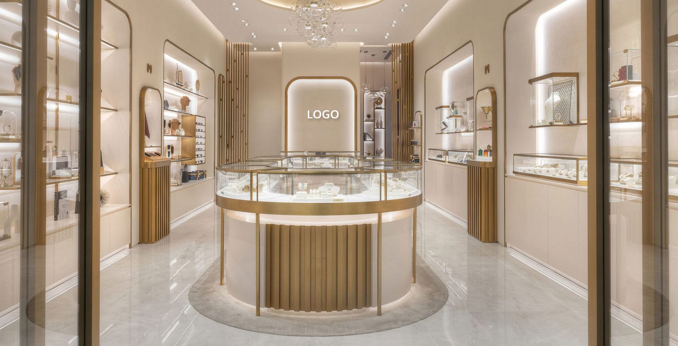 【Dubai】 High-quality showcase manufacturing project for jewelry luxury retail stores