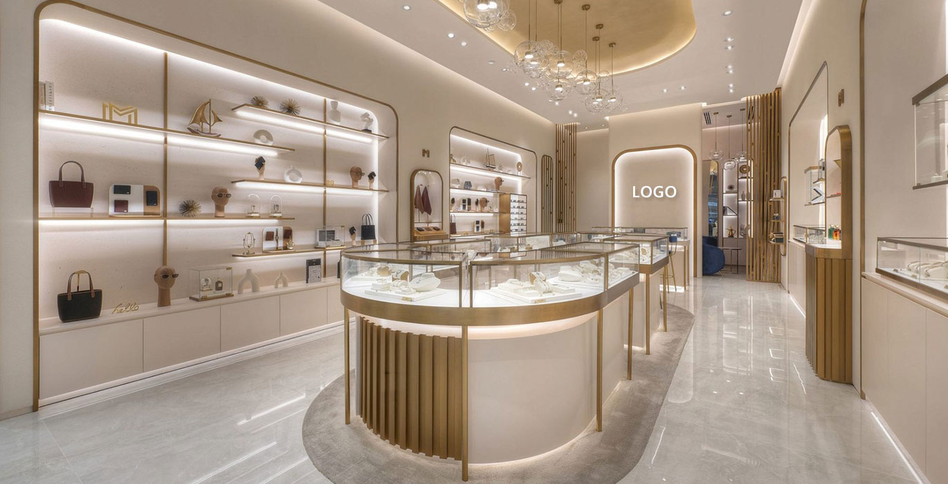 【Dubai】 High-quality showcase manufacturing project for jewelry luxury retail stores