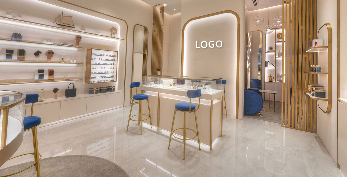 【Dubai】 High-quality showcase manufacturing project for jewelry luxury retail stores