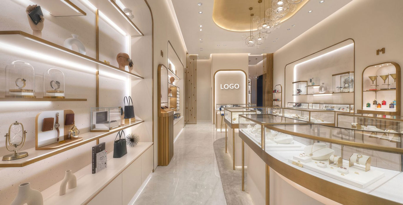 【Dubai】 High-quality showcase manufacturing project for jewelry luxury retail stores