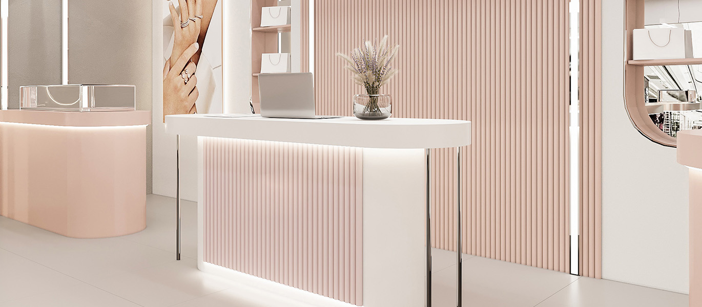 【Singapore】Luxury commercial space design and display cabinet customization solutions