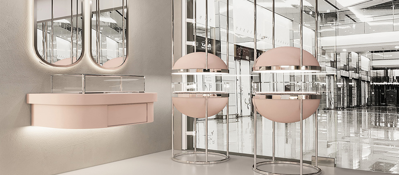 【Singapore】Luxury commercial space design and display cabinet customization solutions