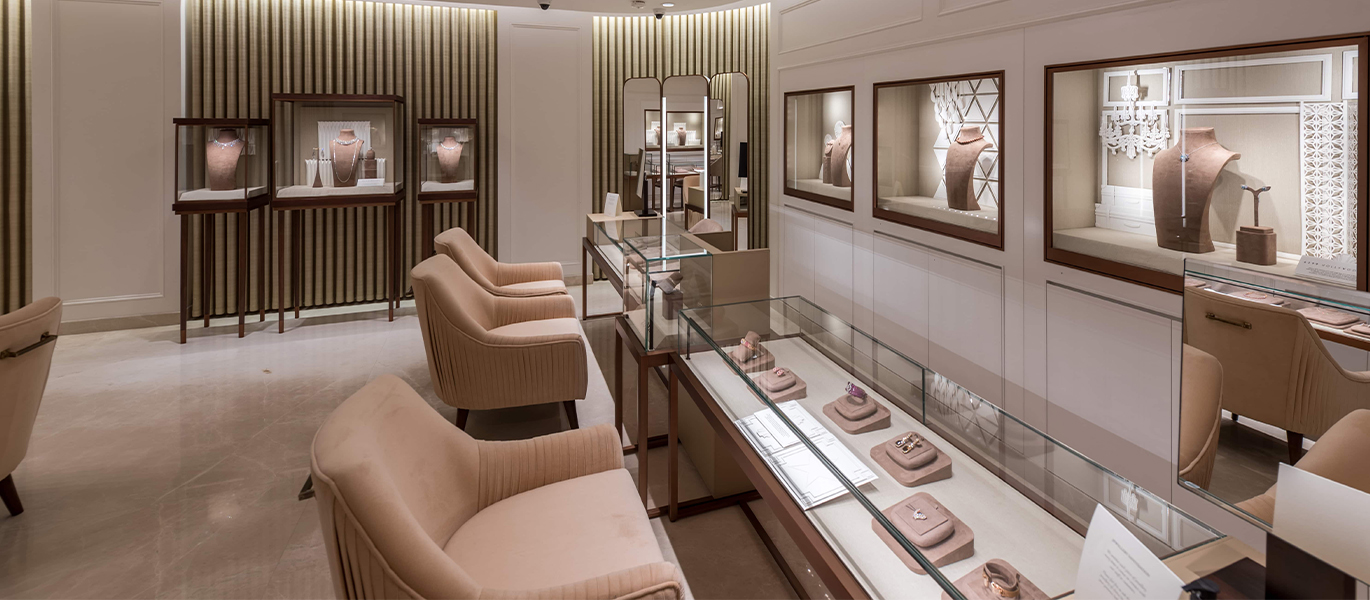 【India】Luxury jewelry brand flagship store renovation and upgrade showcase project