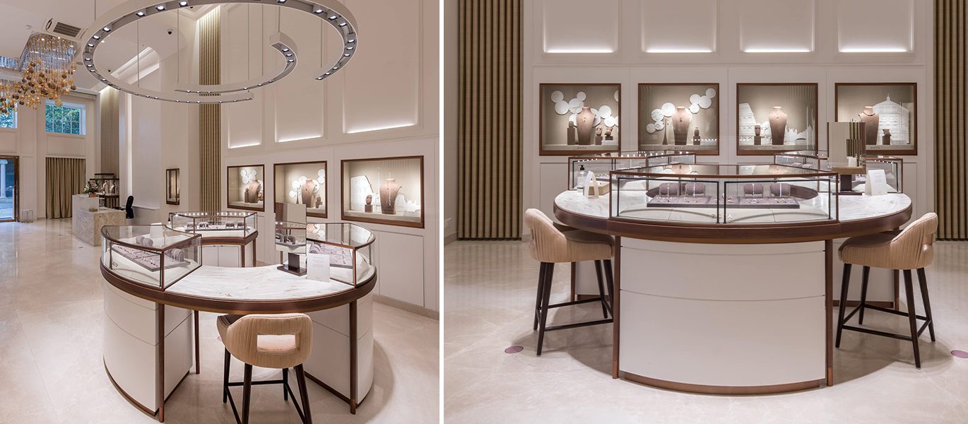 【India】Luxury jewelry brand flagship store renovation and upgrade showcase project