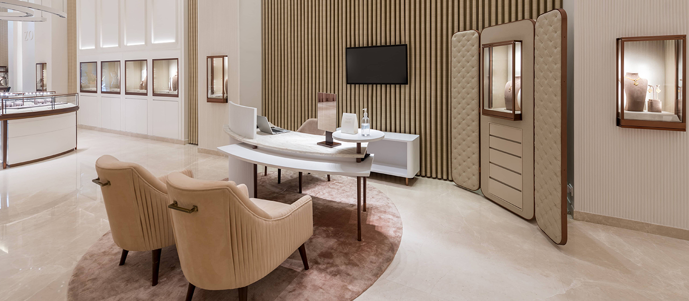 【India】Luxury jewelry brand flagship store renovation and upgrade showcase project