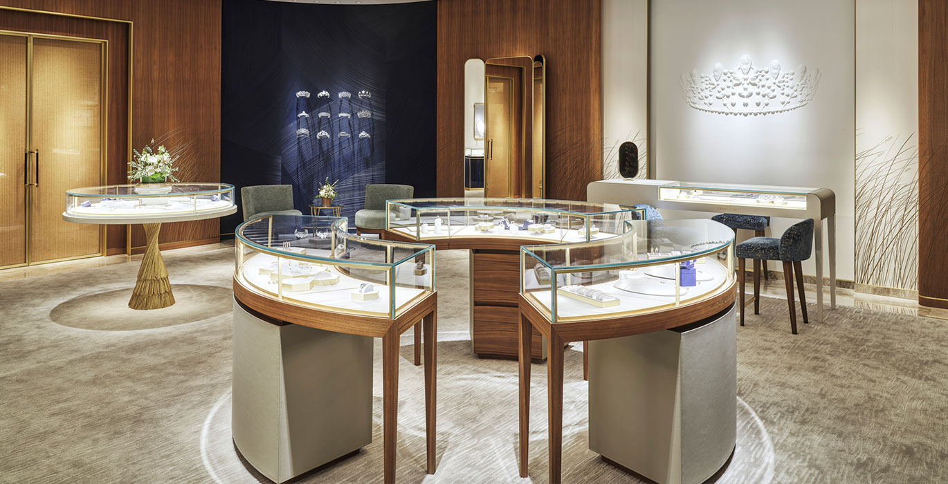 【Latest】High-end Jewelry Diamond Retail Flagship Store Showcase Project