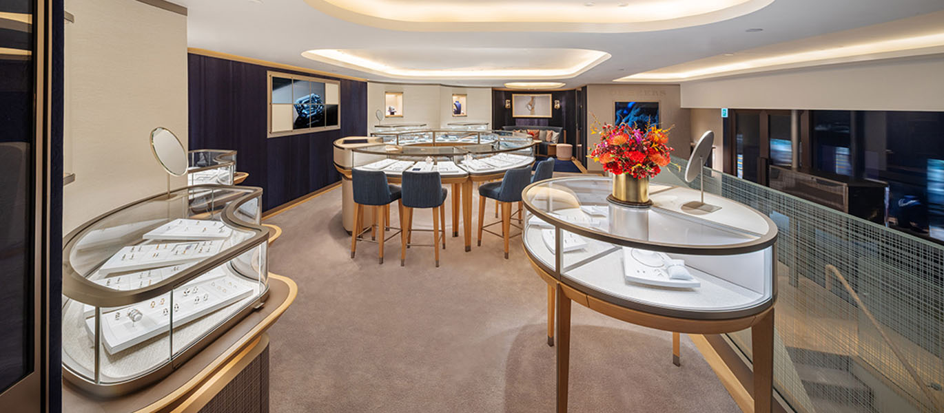 【2024】Brand Jeweler’s New Flagship Store Showcase Customization Project