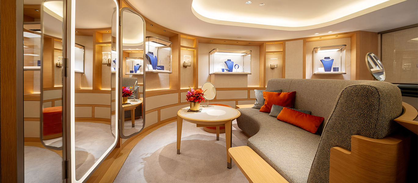 【2024】Brand Jeweler’s New Flagship Store Showcase Customization Project