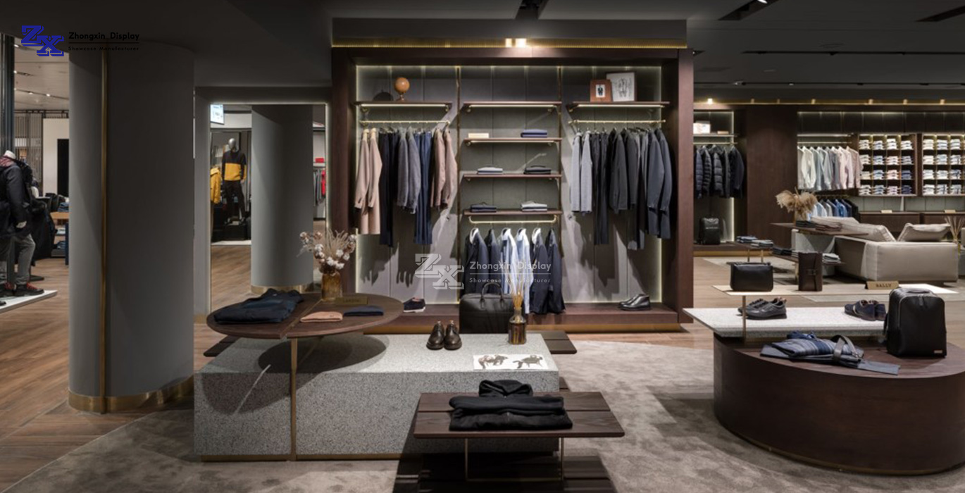 【Italy】 High-end men's clothing retail store showcase project
