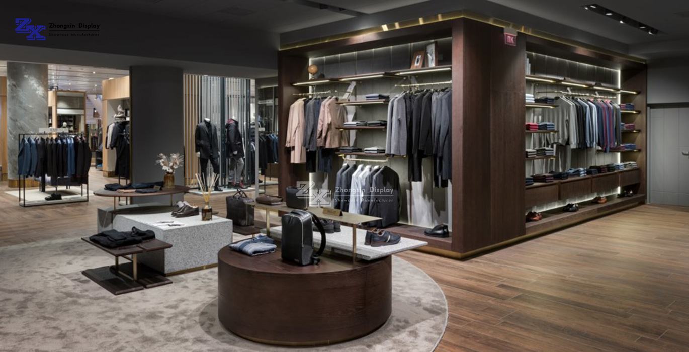 【Italy】 High-end men's clothing retail store showcase project