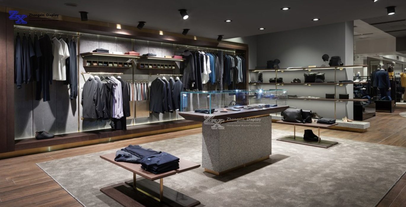 【Italy】 High-end men's clothing retail store showcase project