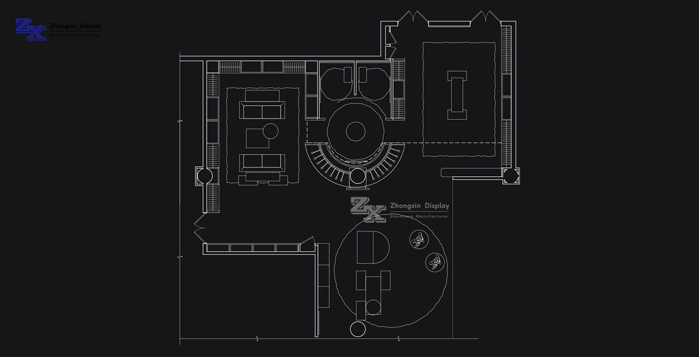 【Italy】 High-end men's clothing retail store showcase project 