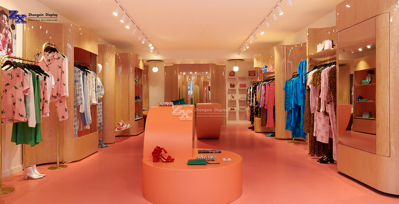 【 USA 】 Women's garments retail store high-end design showcase project
