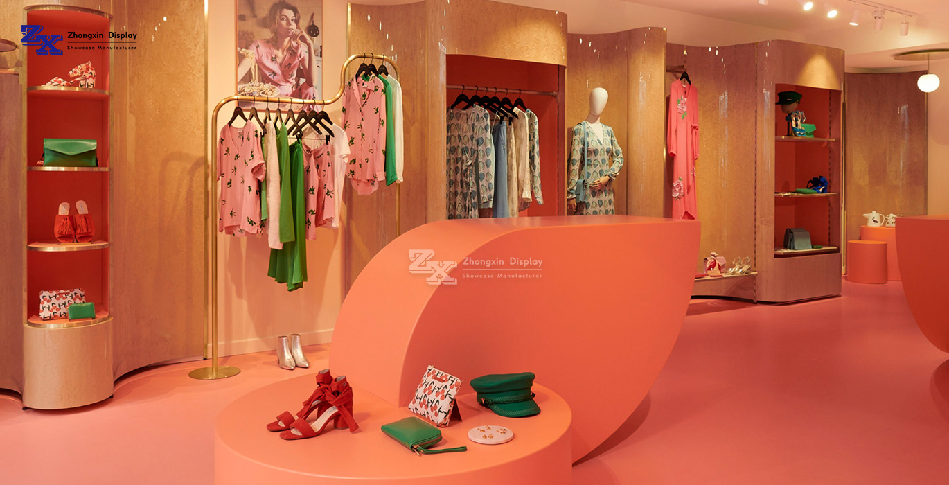 【 USA 】 Women's garments retail store high-end design showcase project
