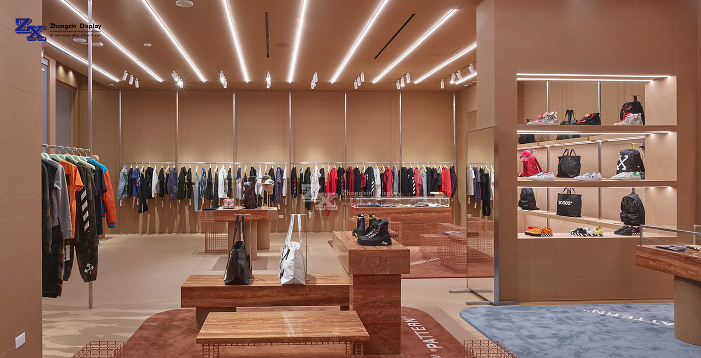 【 USA 】 High-end fashion clothing brand retail store showcase project (1)