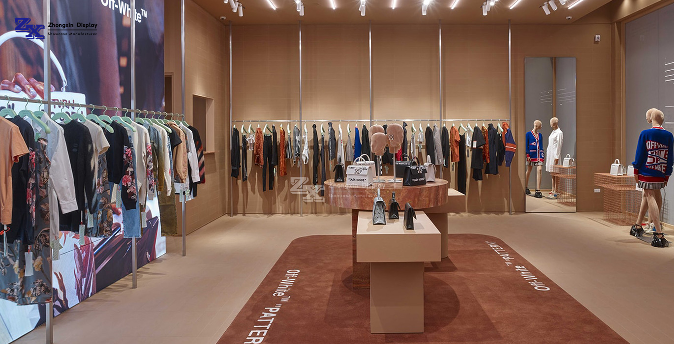 【 USA 】 High-end fashion clothing brand retail store showcase project