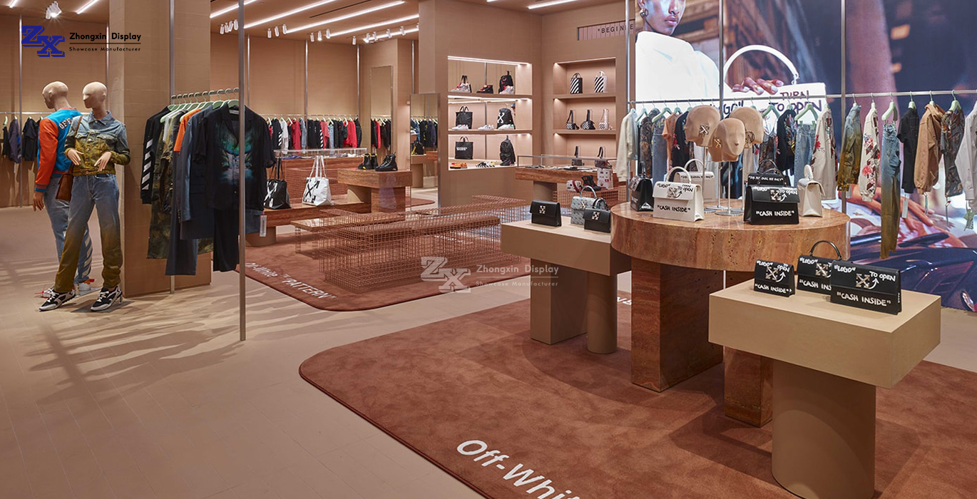 【 USA 】 High-end fashion clothing brand retail store showcase project