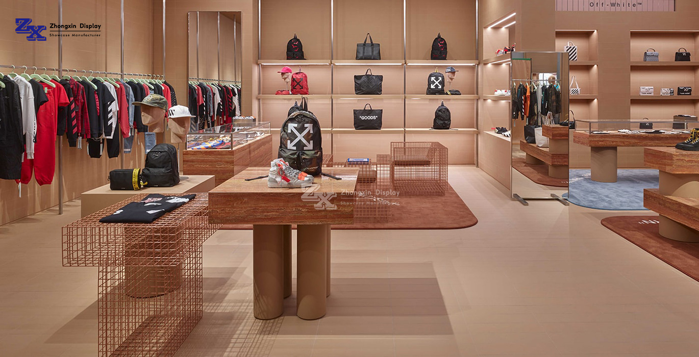 【 USA 】 High-end fashion clothing brand retail store showcase project