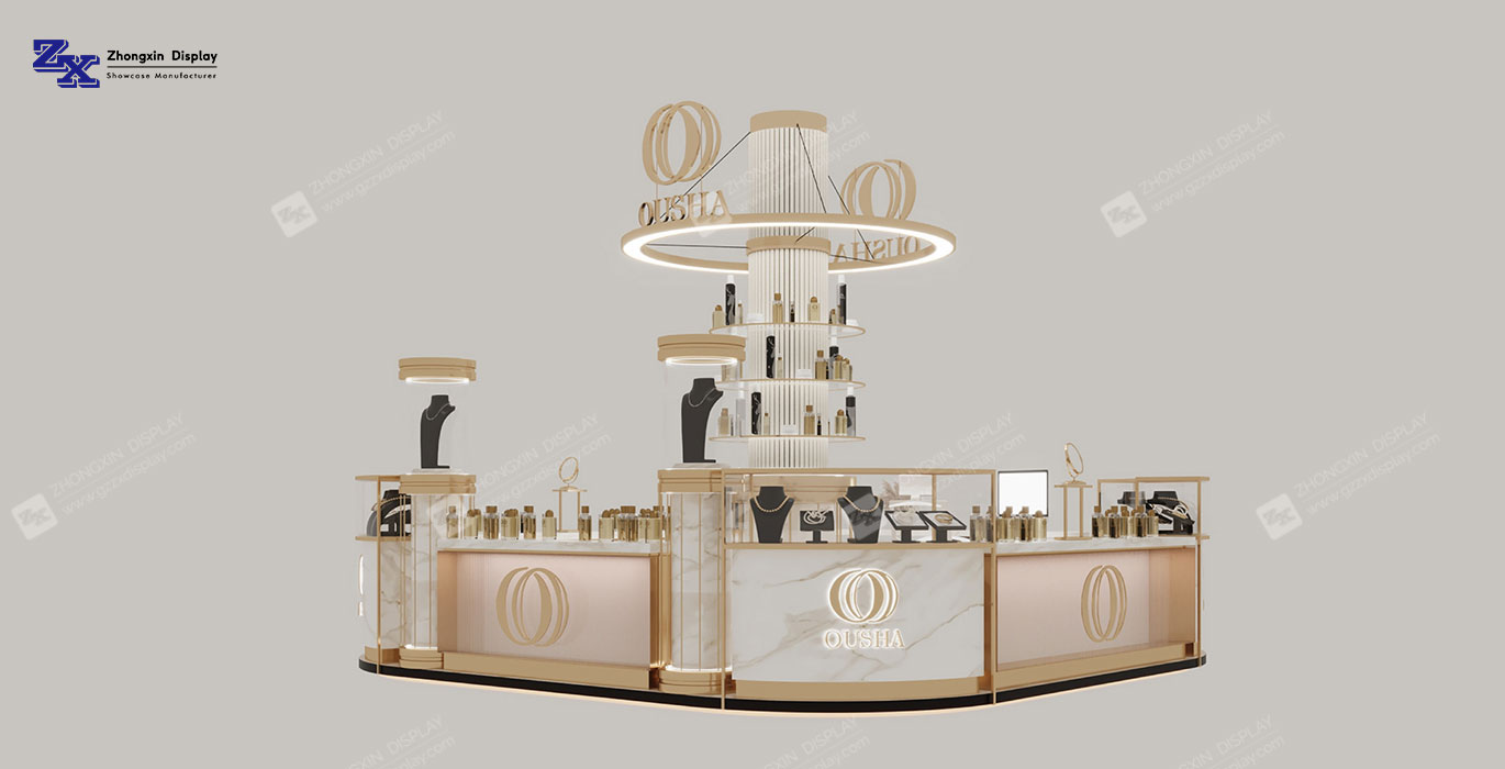 【UAE】Jewelry Retail Shop-In-Shop Kiosk Design
