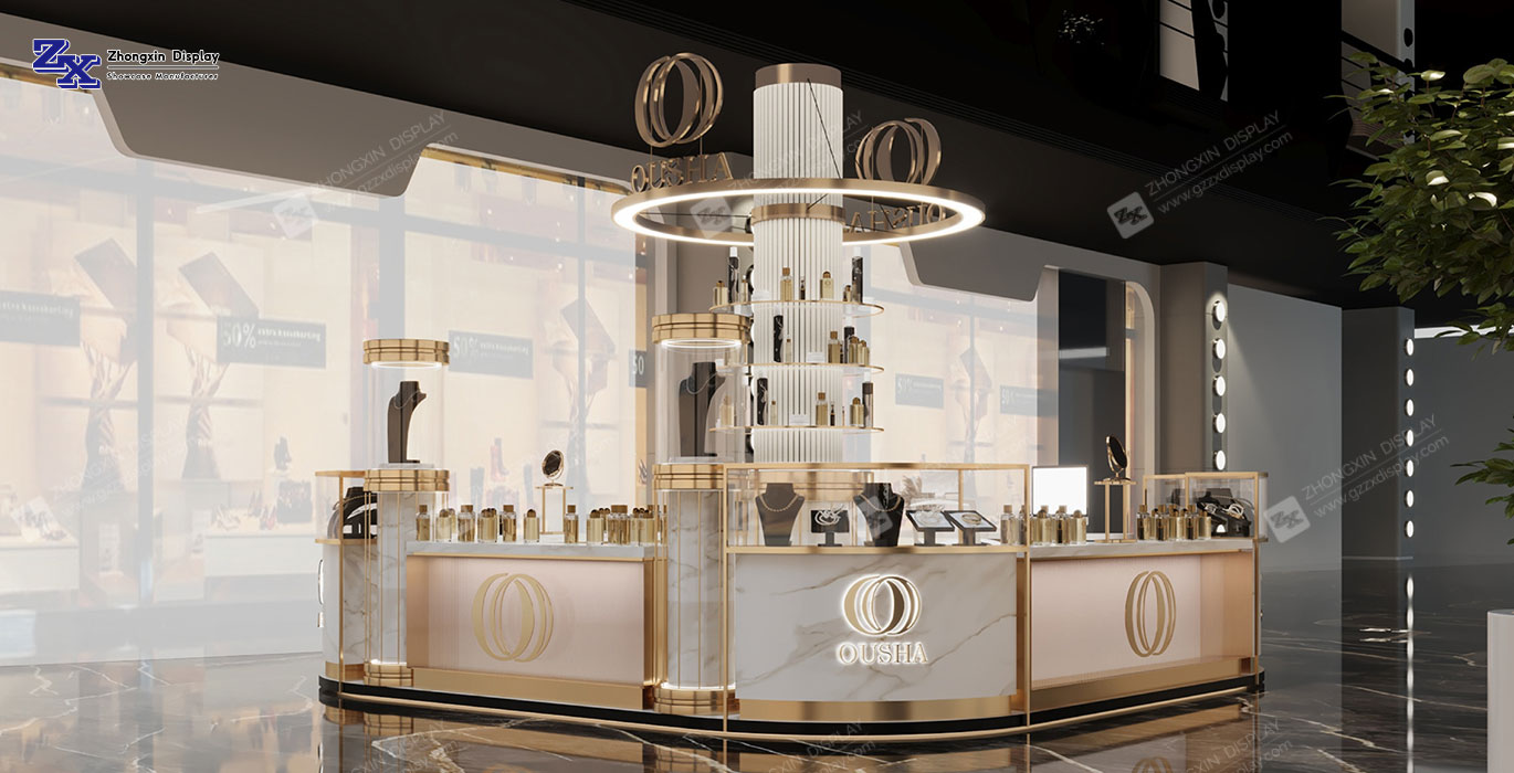 【UAE】Jewelry Retail Shop-In-Shop Kiosk Design