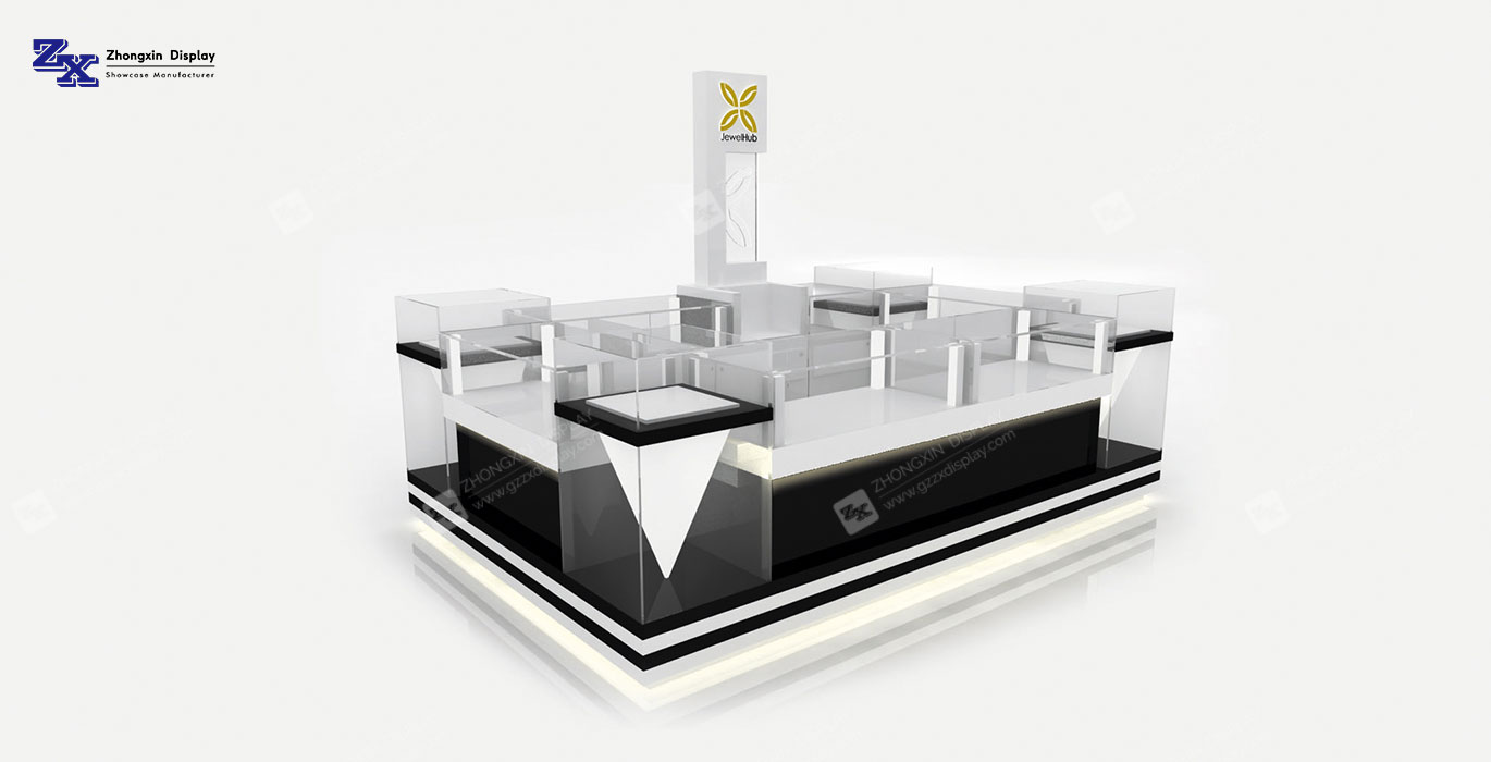 【Kuwait】Mall Jewelry Repair Kiosk Design & Jewelery Booth For Sale