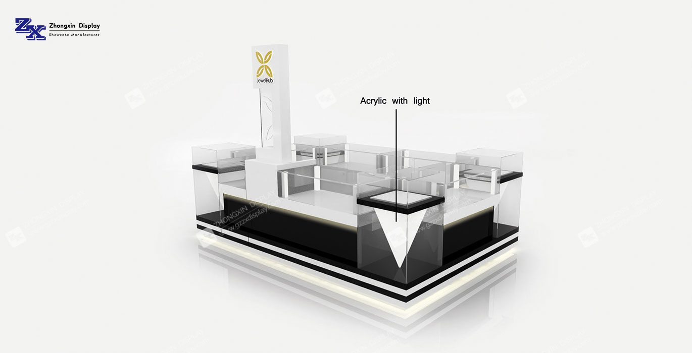 【Kuwait】Mall Jewelry Repair Kiosk Design & Jewelery Booth For Sale