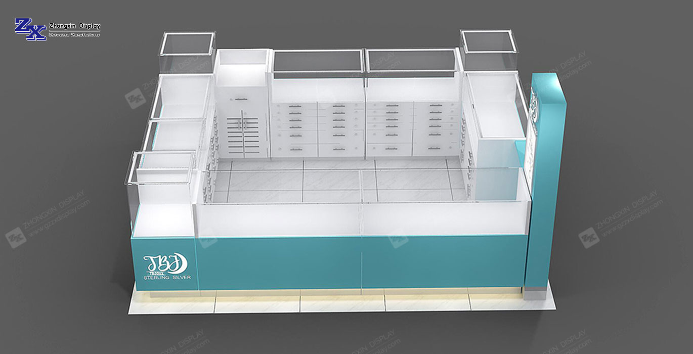 【Bahrain】Super shopping mall shop-in-shop jewelry booth design for sale