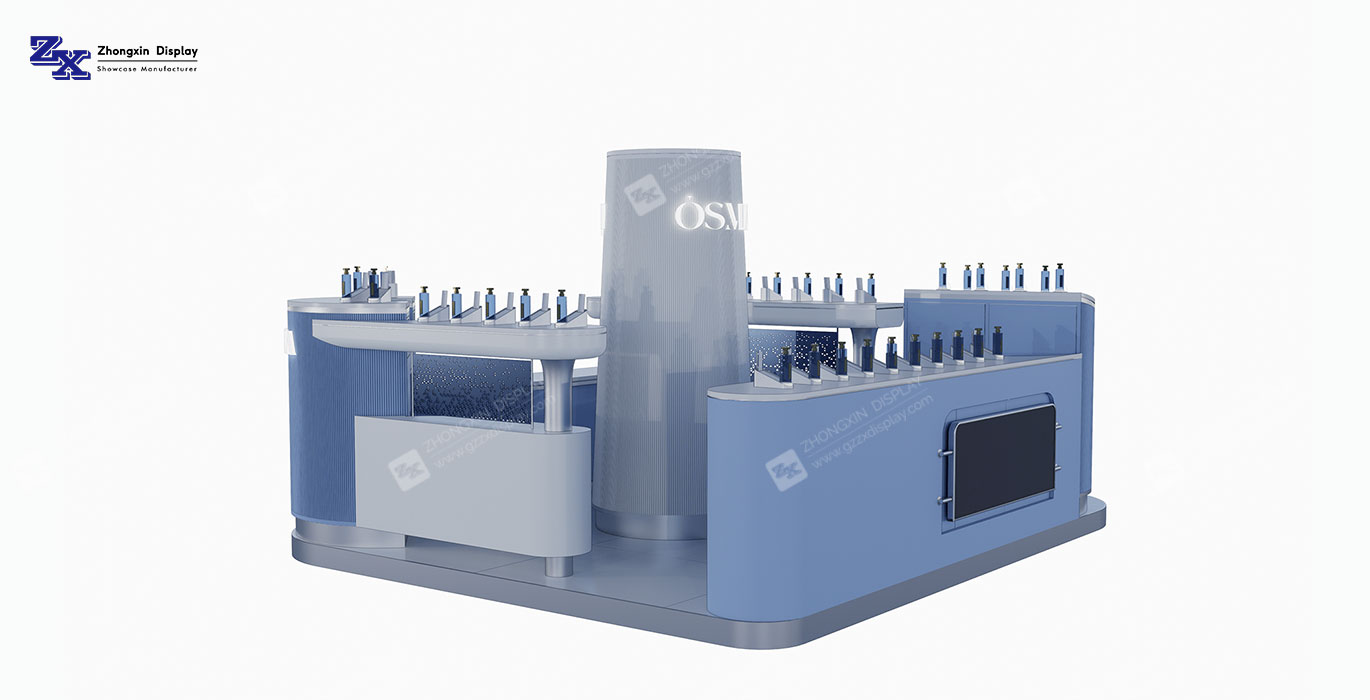 【Oman】High-end fragrance retail kiosk design perfume retail booth in mall