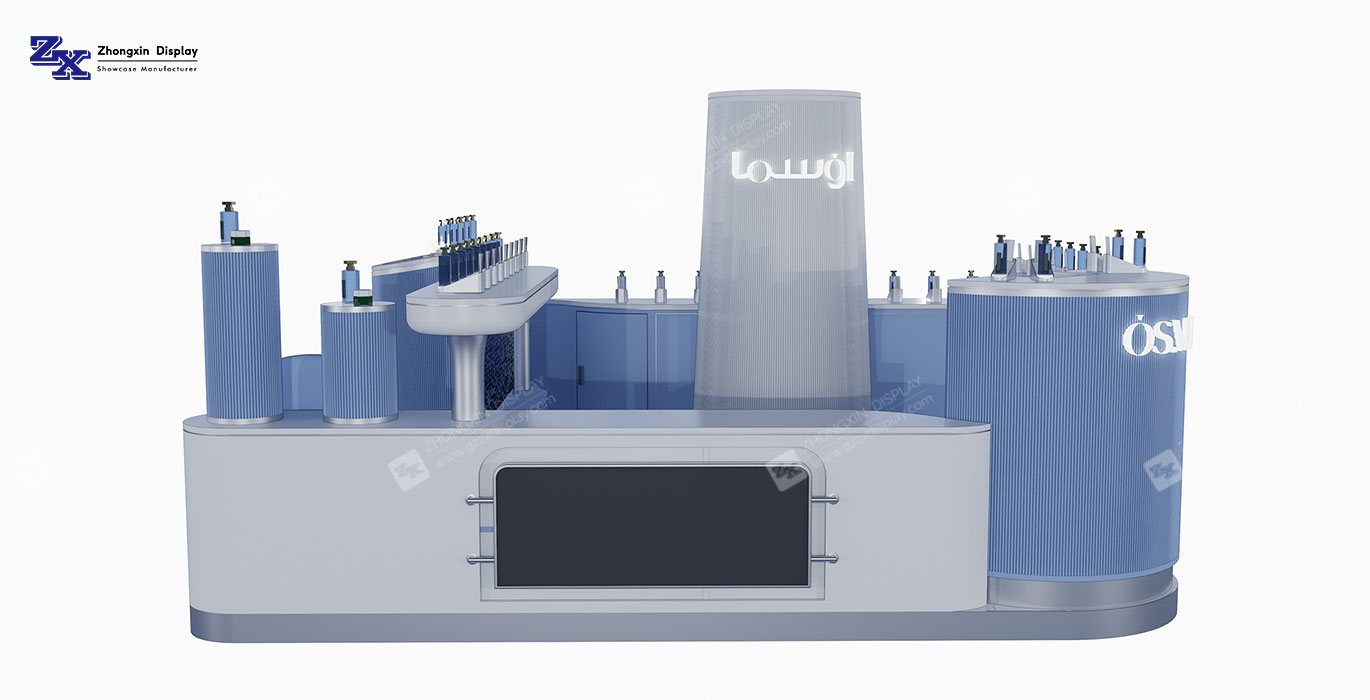 【Oman】High-end fragrance retail kiosk design perfume retail booth in mall