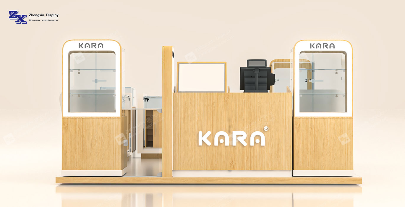 【Australia】Custom Design Food Retail Kiosk Chocolate Retail Booth Design