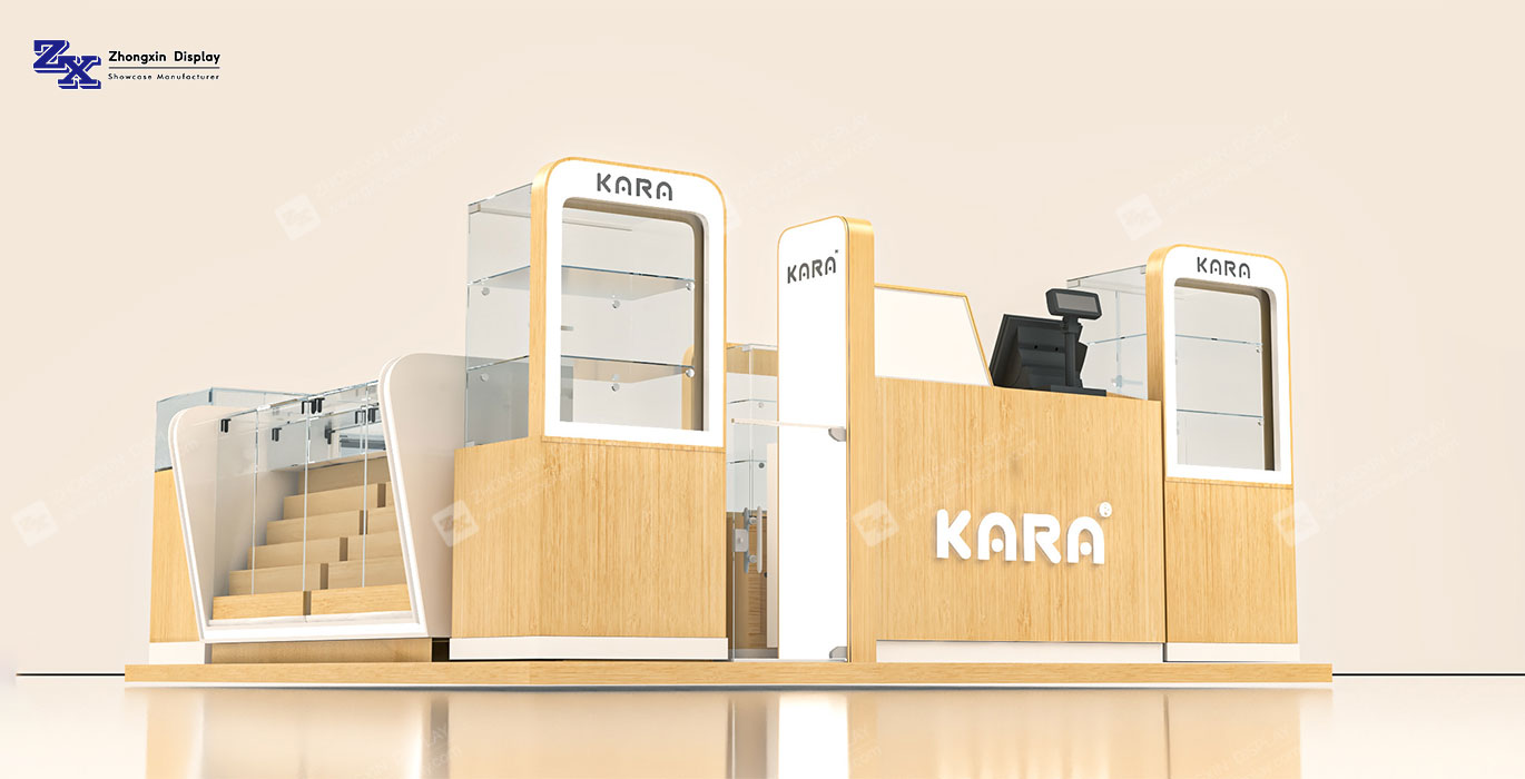 【Australia】Custom Design Food Retail Kiosk Chocolate Retail Booth Design